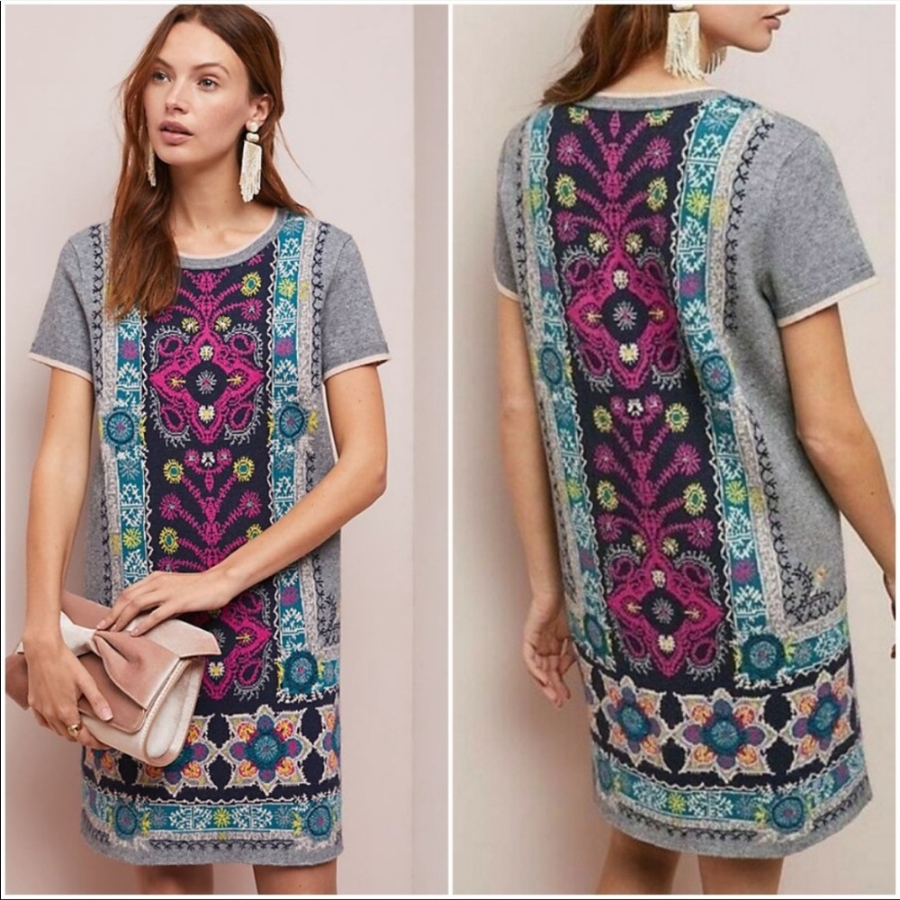 Anthropologie Sweater Dress Sz S